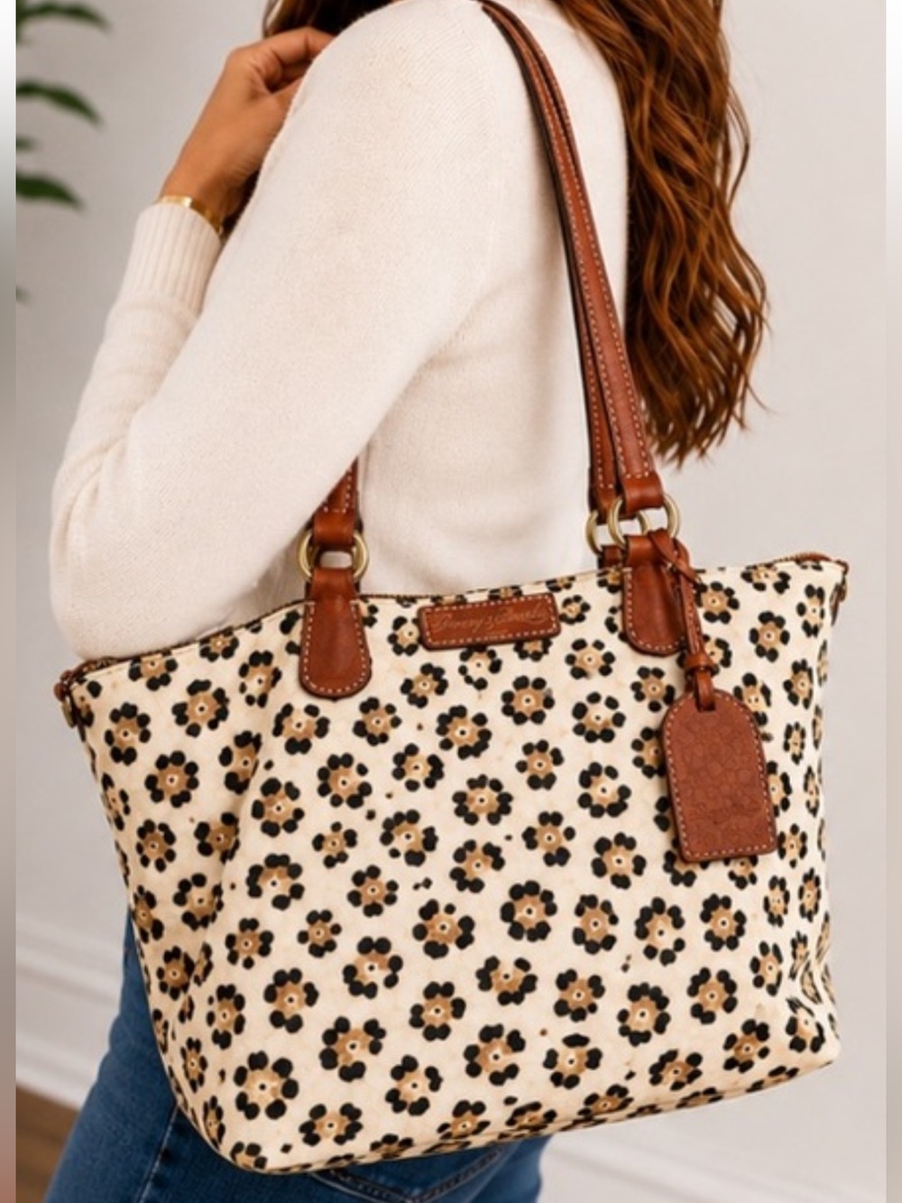 🐆 Authentic Dooney & Bourke Leopard Print Nylon Tote